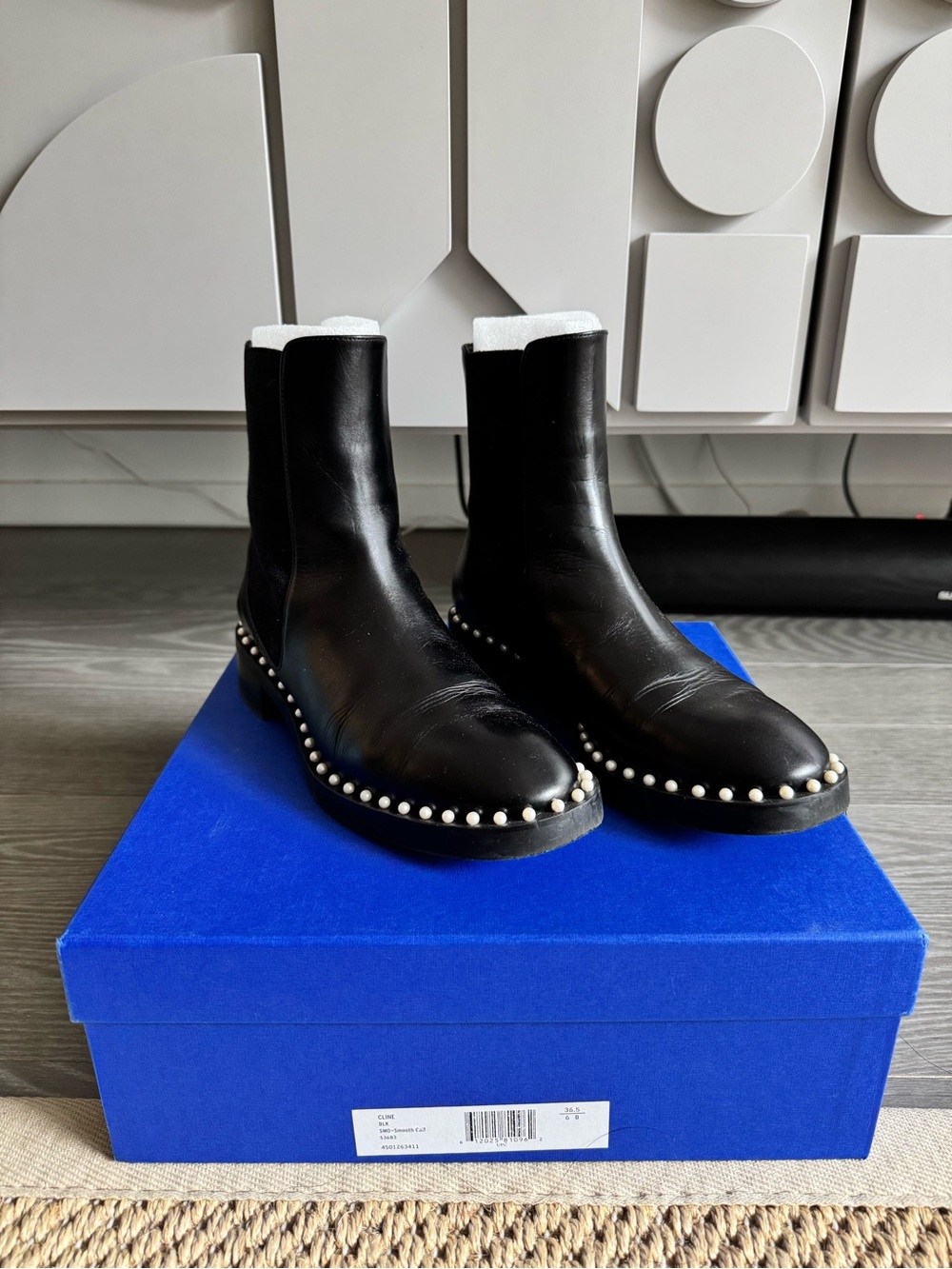 Stuart Weitzman Cline chelsea Boots | Black Ankle Boots | Women’s 36.5/6